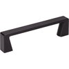 Jeffrey Alexander 96 mm Center-to-Center Matte Black Square Boswell Cabinet Pull 177-96MB